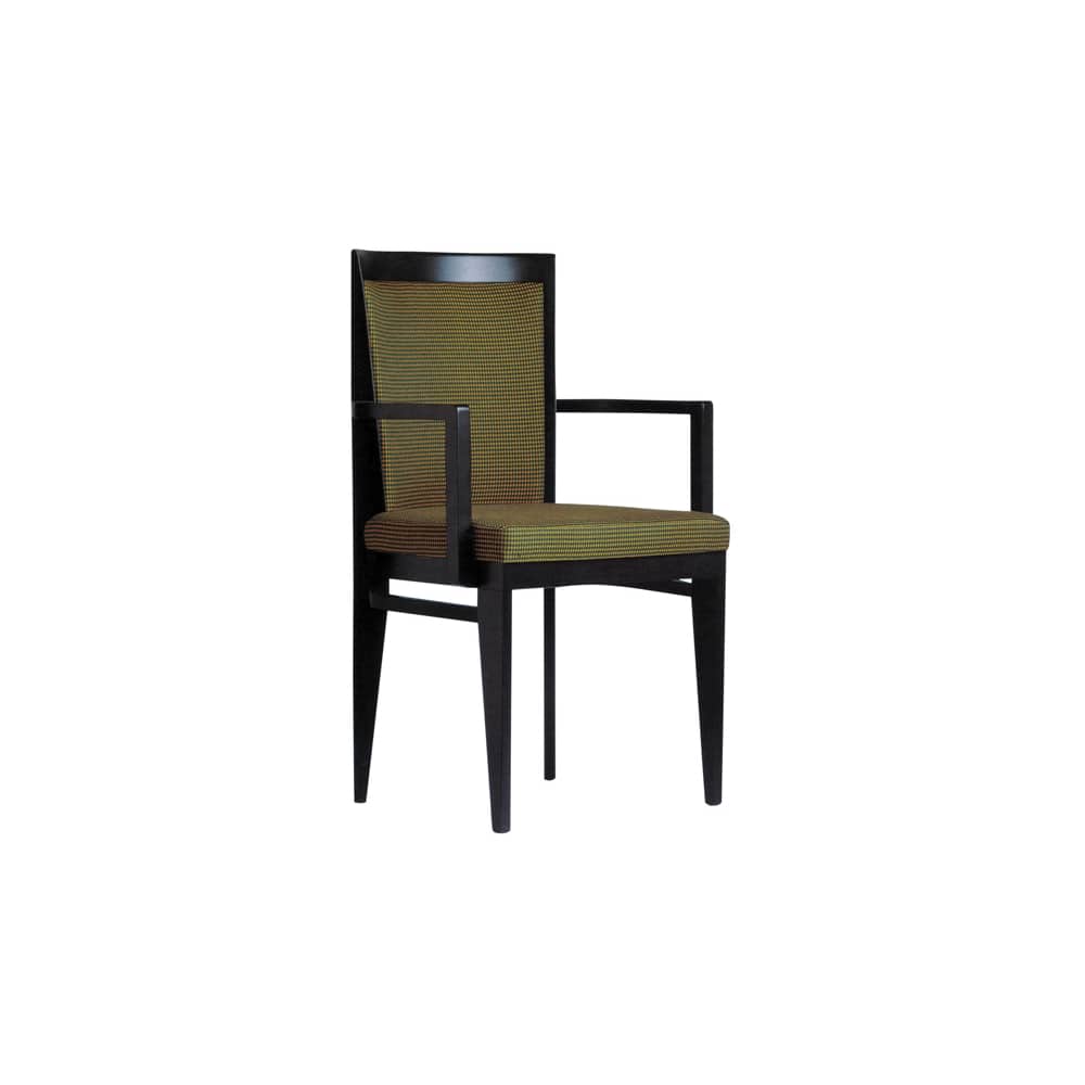 Roma Fully upholstered wood | Armchair