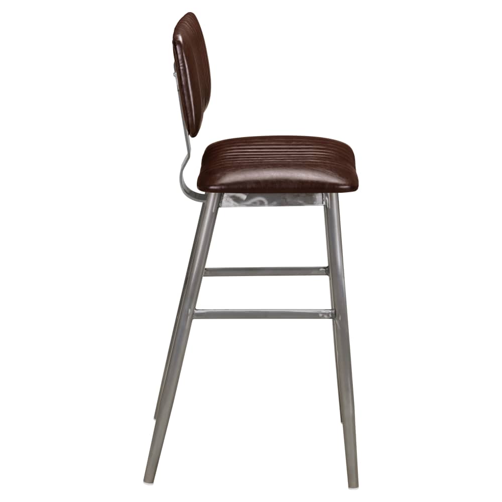 Ethan metal in clear Coat | Bar stool