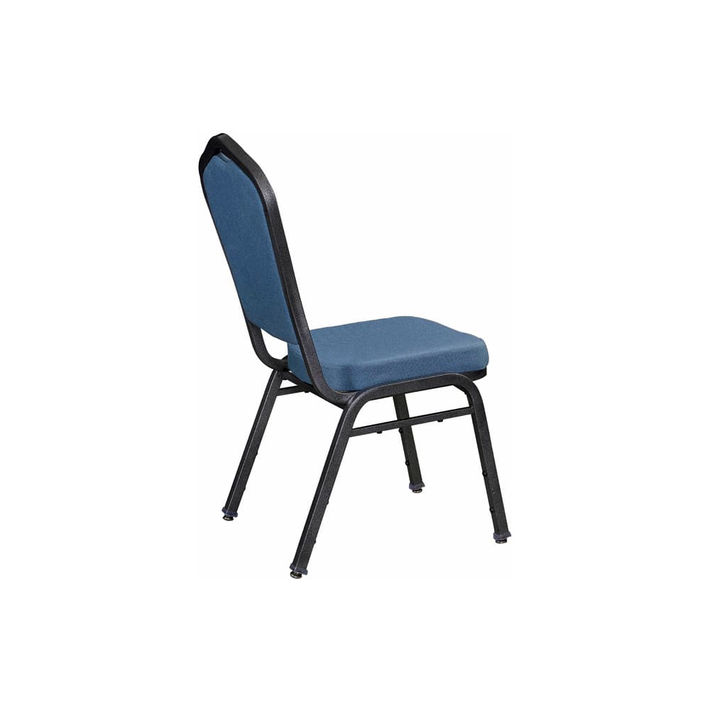 Metal stack, Silver vein frame with blue 2162 fabric | Dining chair