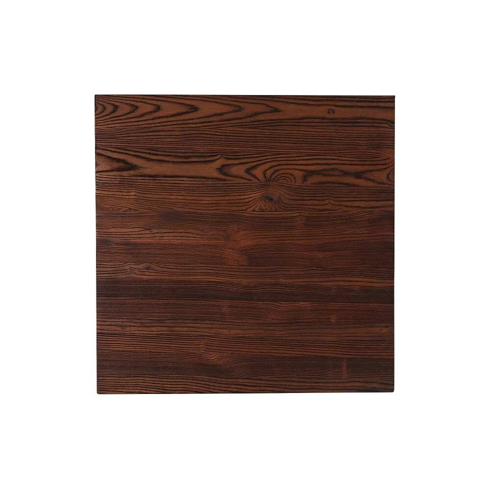 Industrial Series Bar-Height Wood Table Top with Metal Frame