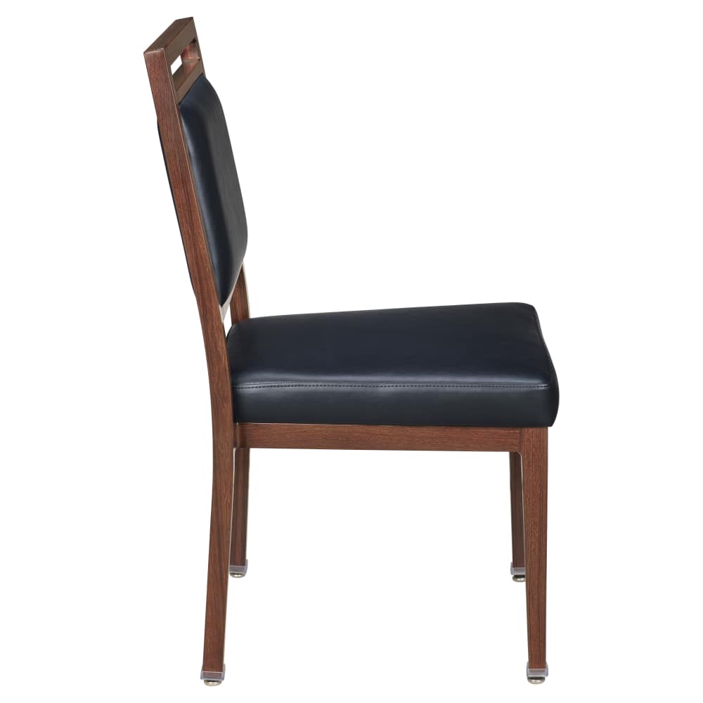 Stackable aluminum dining chair