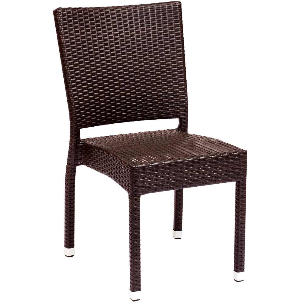 Felix Woven Chocolate Rattan Patio Chair