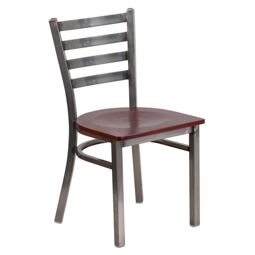 Clear Coat metal ladder-back | Dining chair