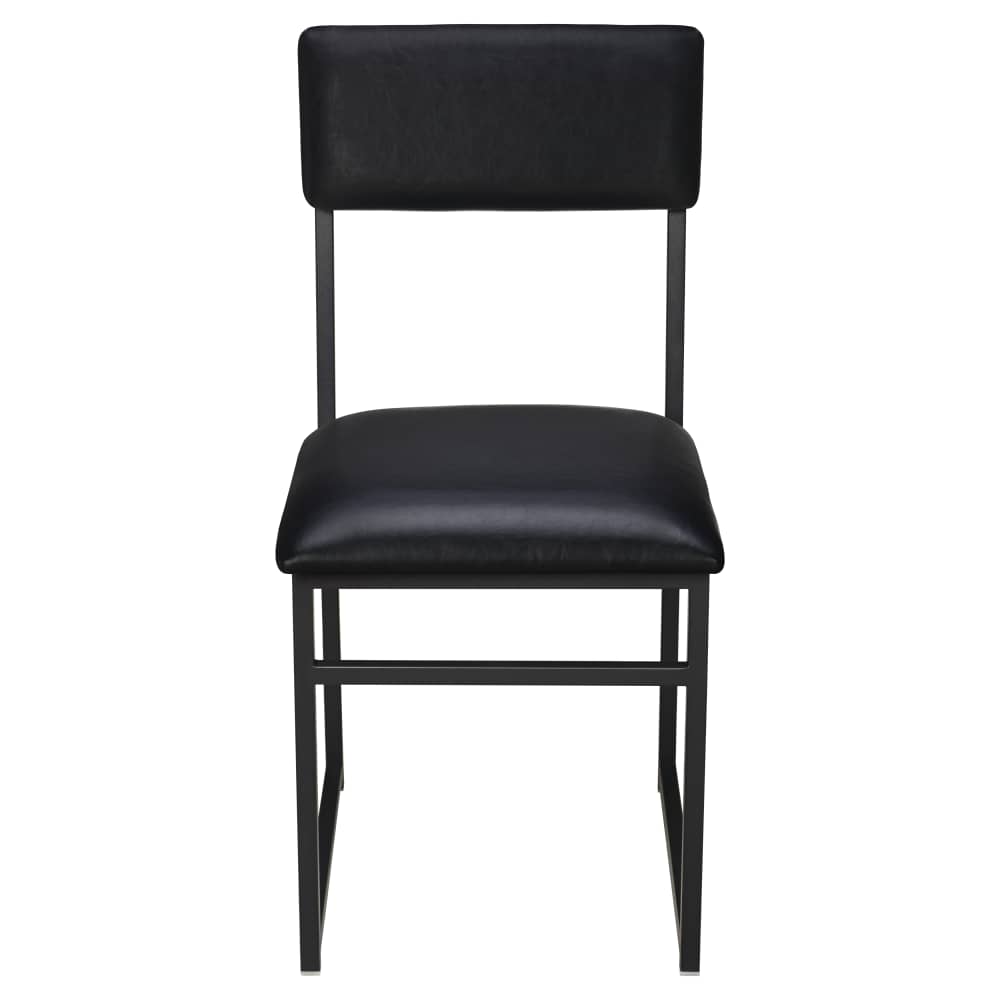 Indy metal with padded back | Dining chair