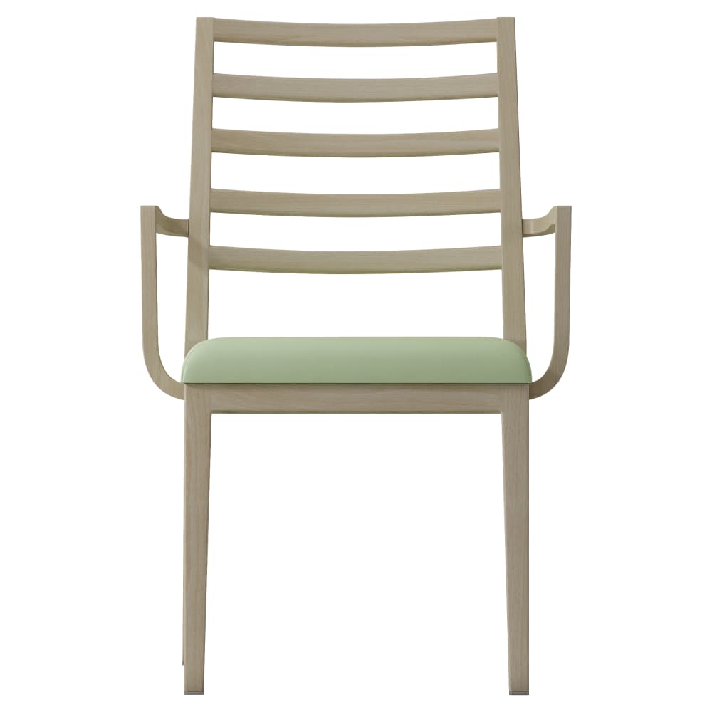 Ladder-back Ernest aluminum | Armchair