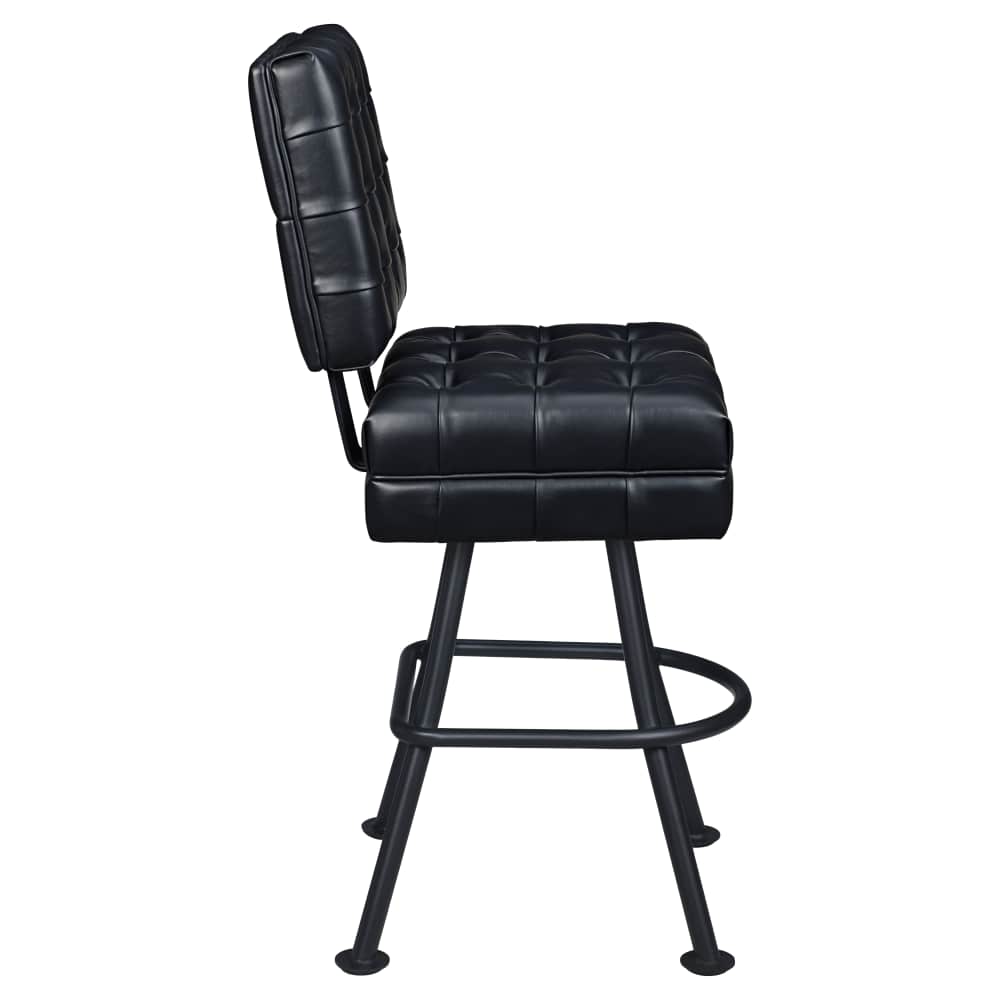 Trionfo tufted Bucket with Orbit frame | Bar stool