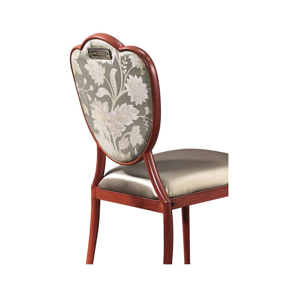 Tulip Upholstered Aluminum Dining Chair