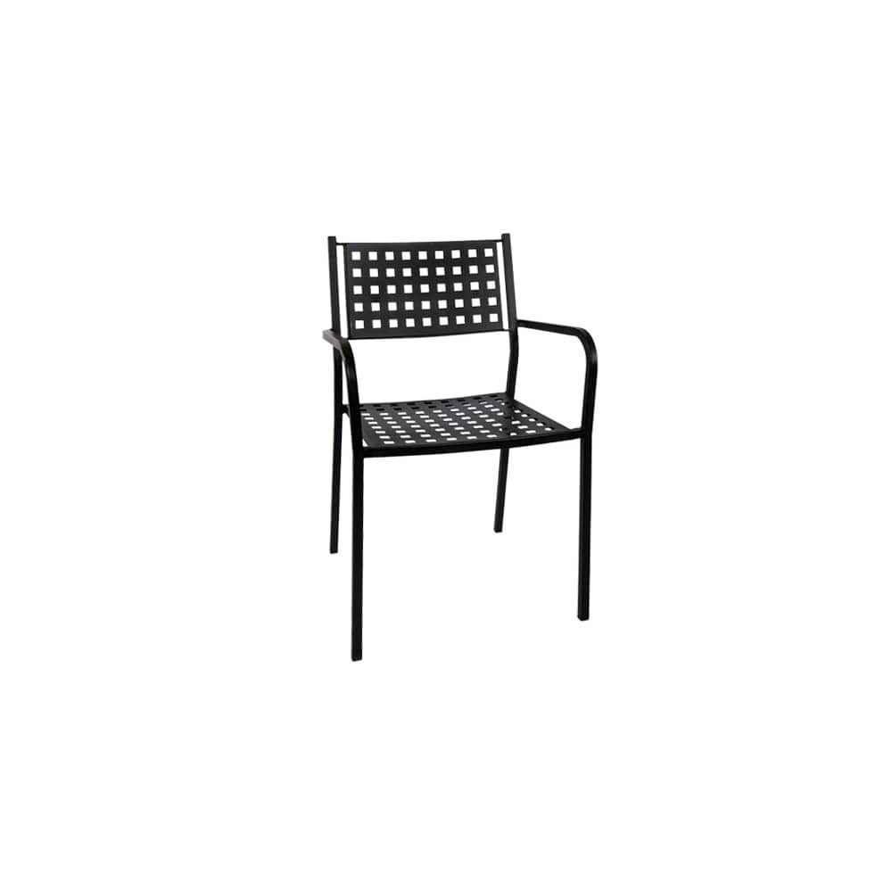Matrix Back Patio Chair with Armrest