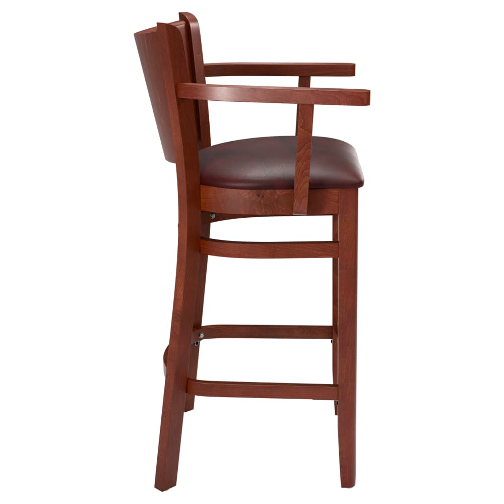 Tiffany wood arm | Bar stool