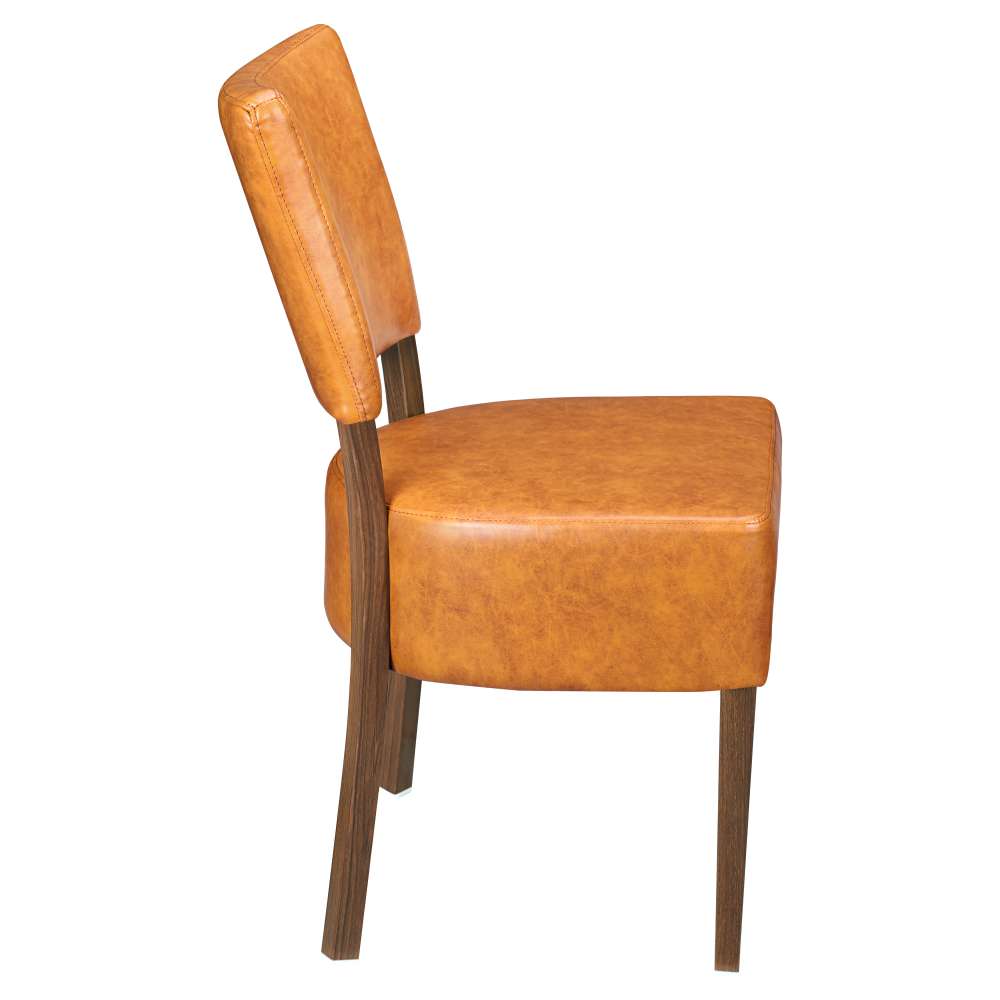 Lumme padded back metal | Dining chair