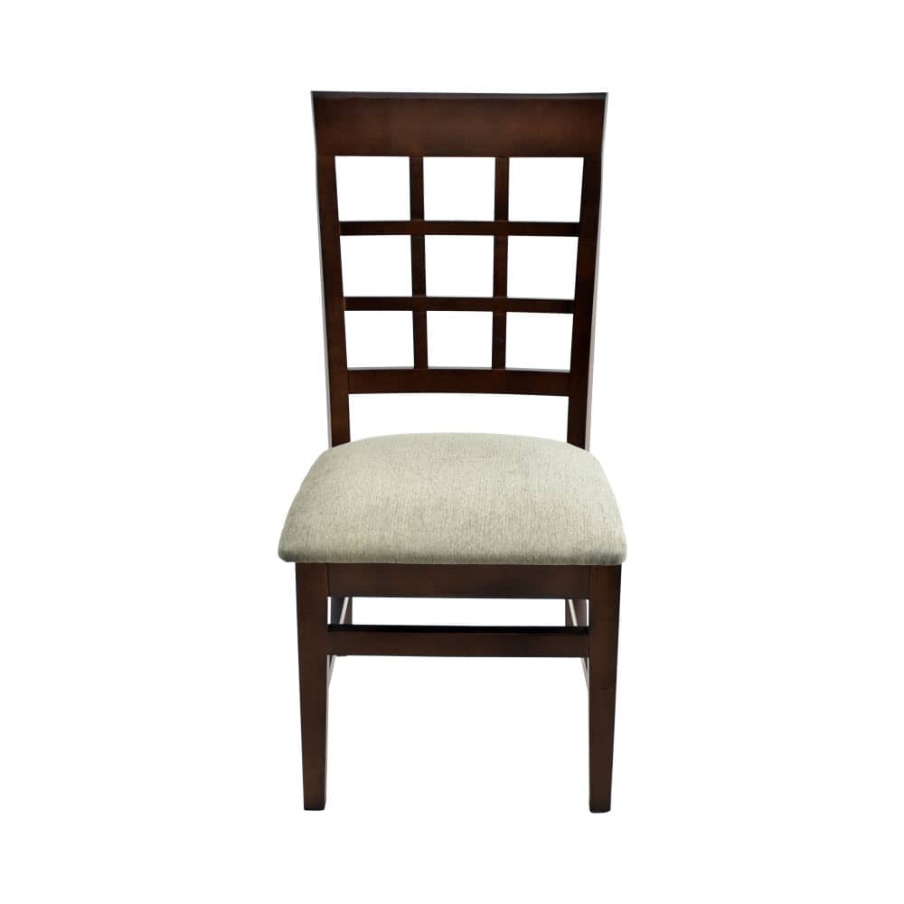 Extra high window-back wood | Dining chair