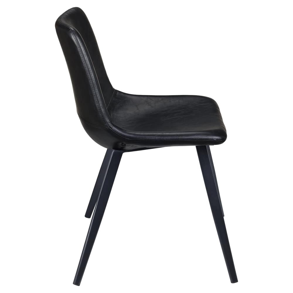 Luna Metal Chair with Black Finish