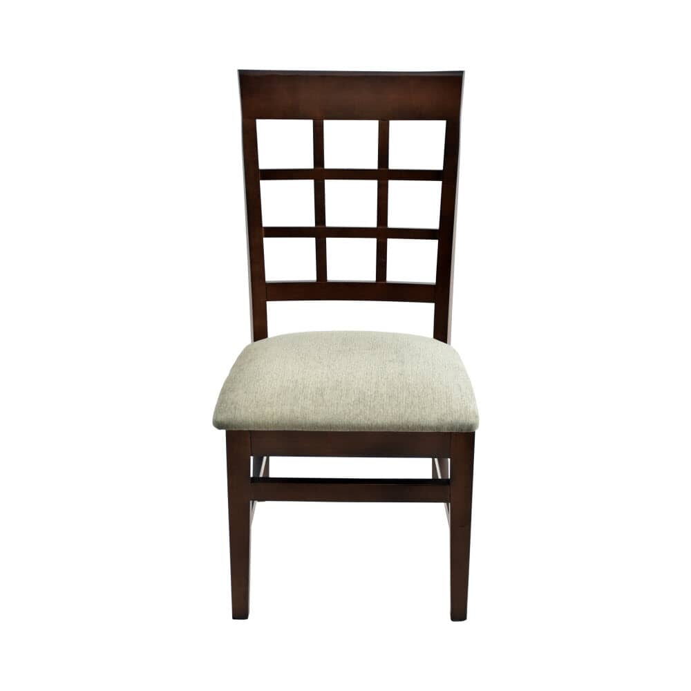 Extra High Window-Back Wood Chair