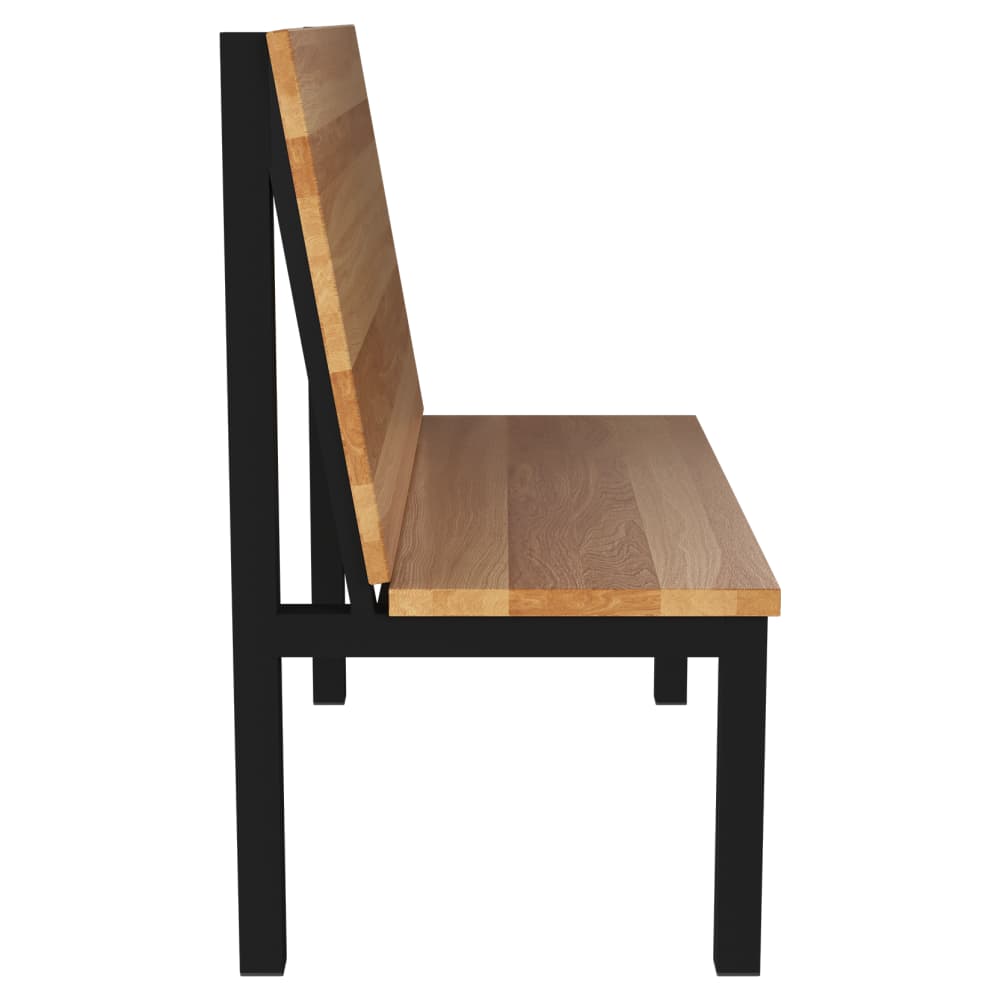 Metal booth seating