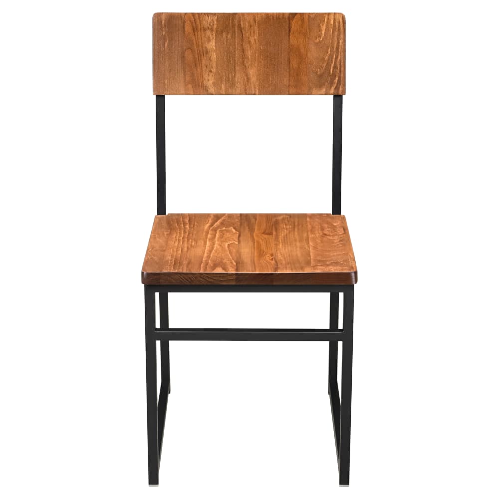 Indy metal with wood back | Dining chair
