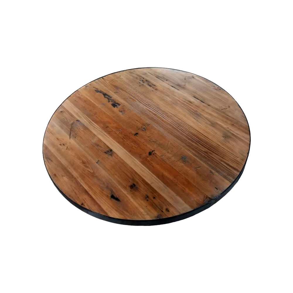 Metal table surface
