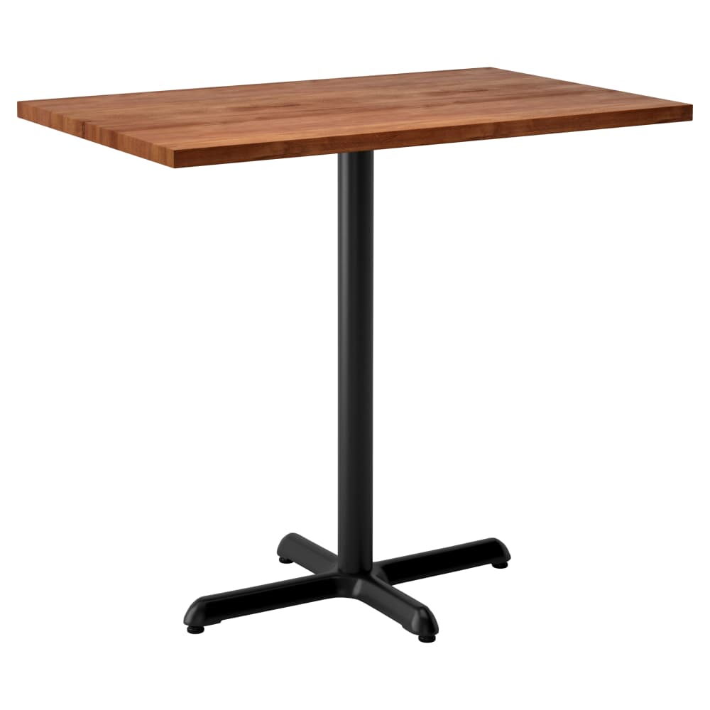 Solid Wood Plank Table, Bar Height