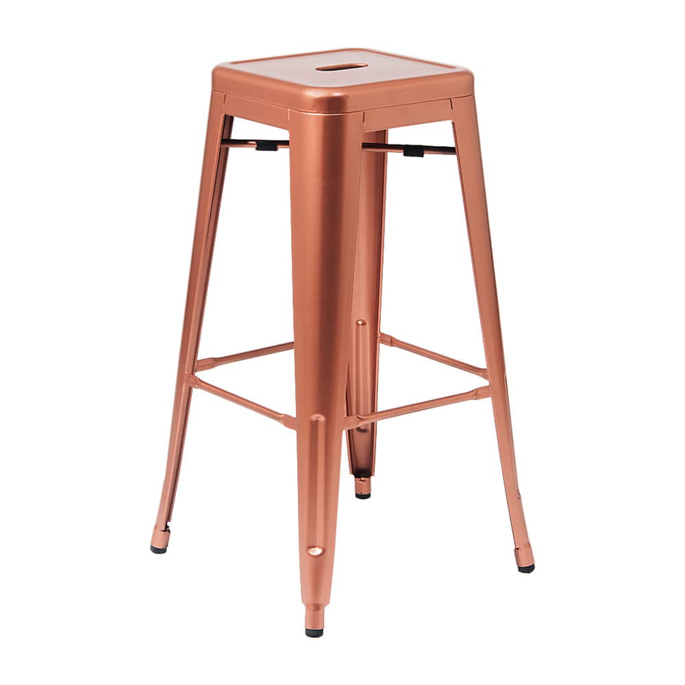 Bistro Style metal Backless in copper finish | Bar stool