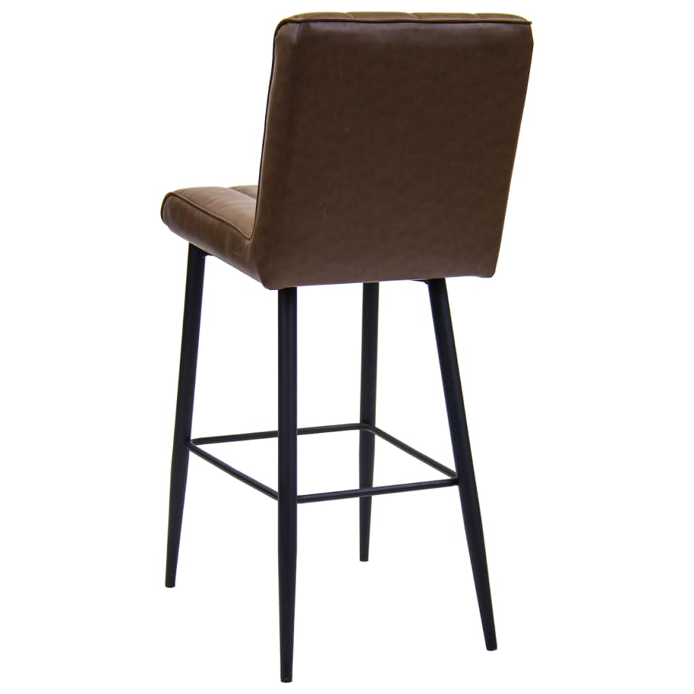 Erada Brown vinyl | Bar stool