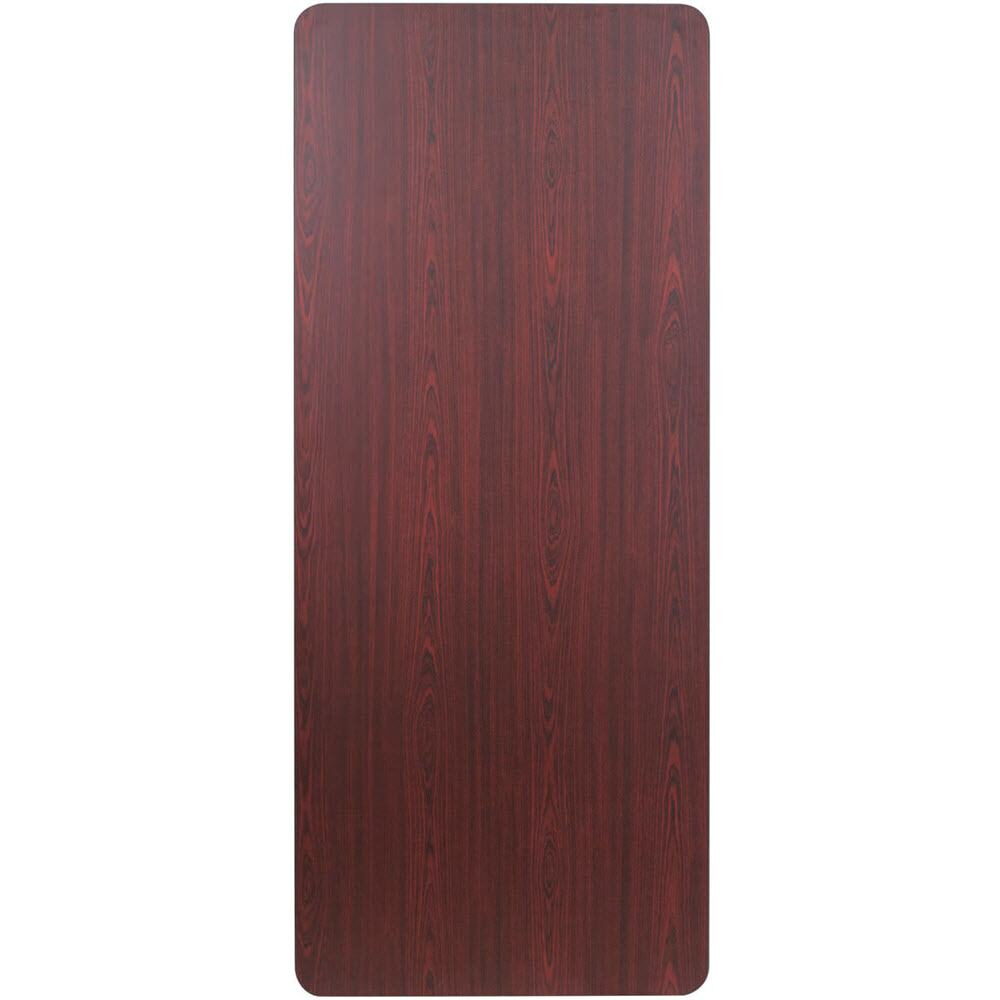 Mahogany Laminate Folding Banquet Table
