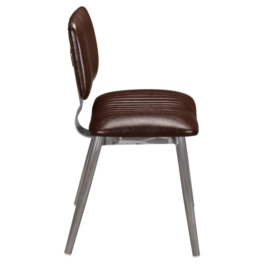 Ethan Metal Chair in Clear Coat