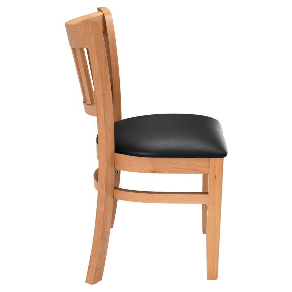 Vertical Slat Wood Chair