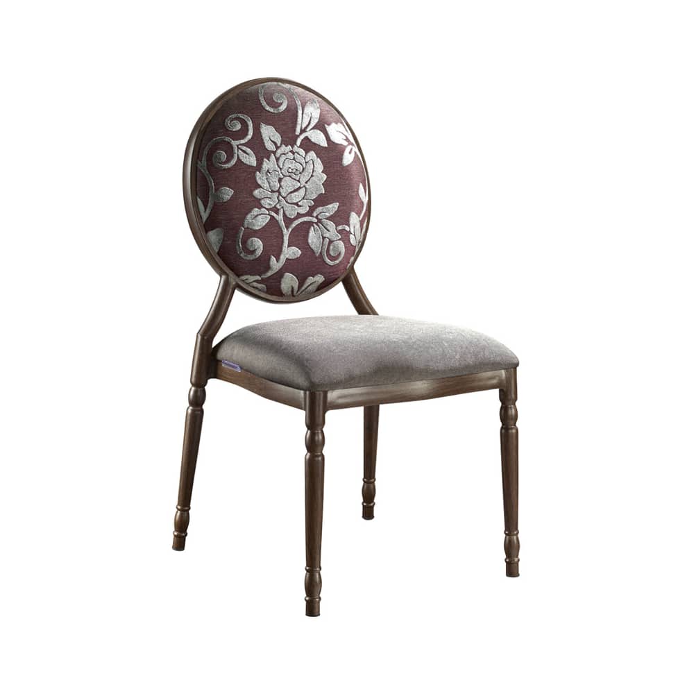 Clara upholstered aluminum | Dining chair