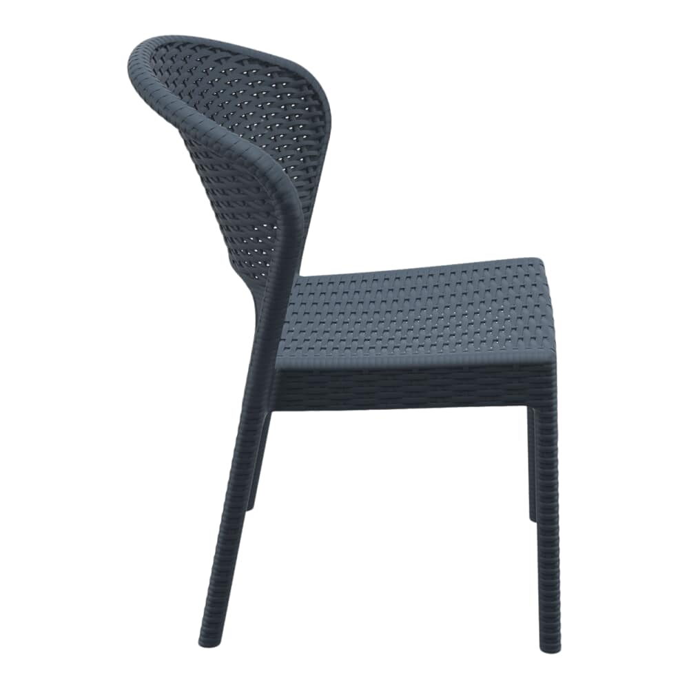 Terrace Wicker Look Resin Patio Chair