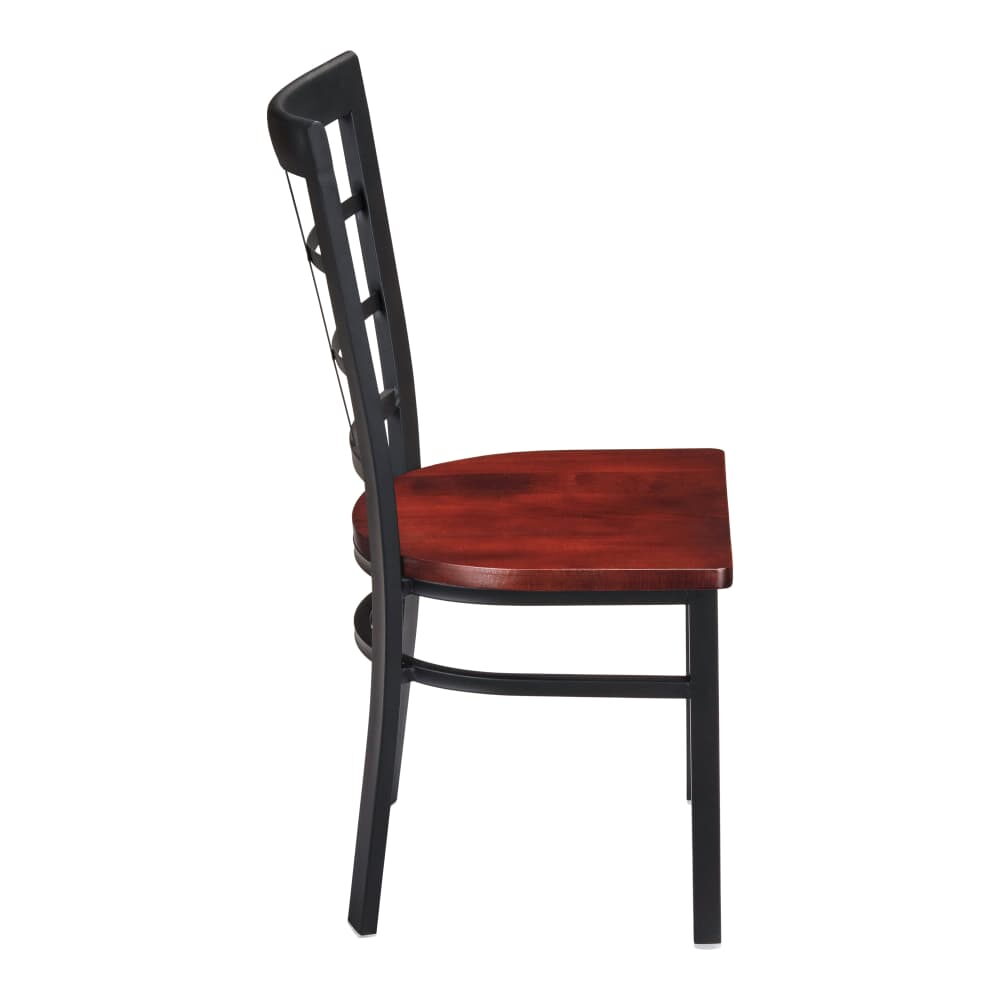 Window-Back Metal Chair