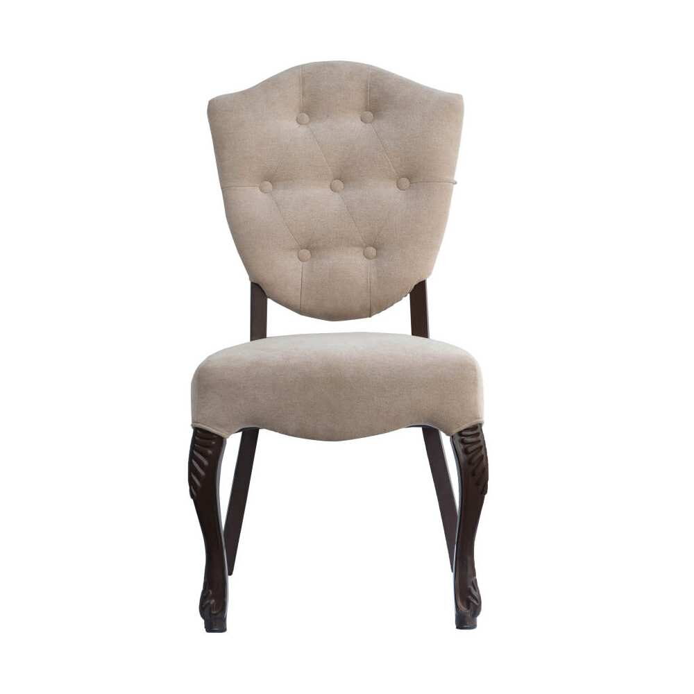 Lucy Button-Tufted Back Aluminum Dining Chair