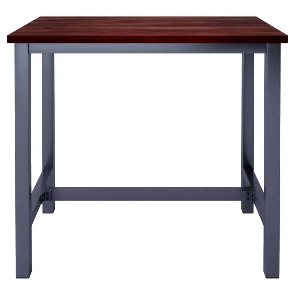 Ottis Bar-Height Table Set in Dark Gray Finish