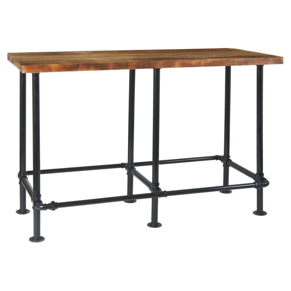 Industrial Series Pinewood Bar-Height Table