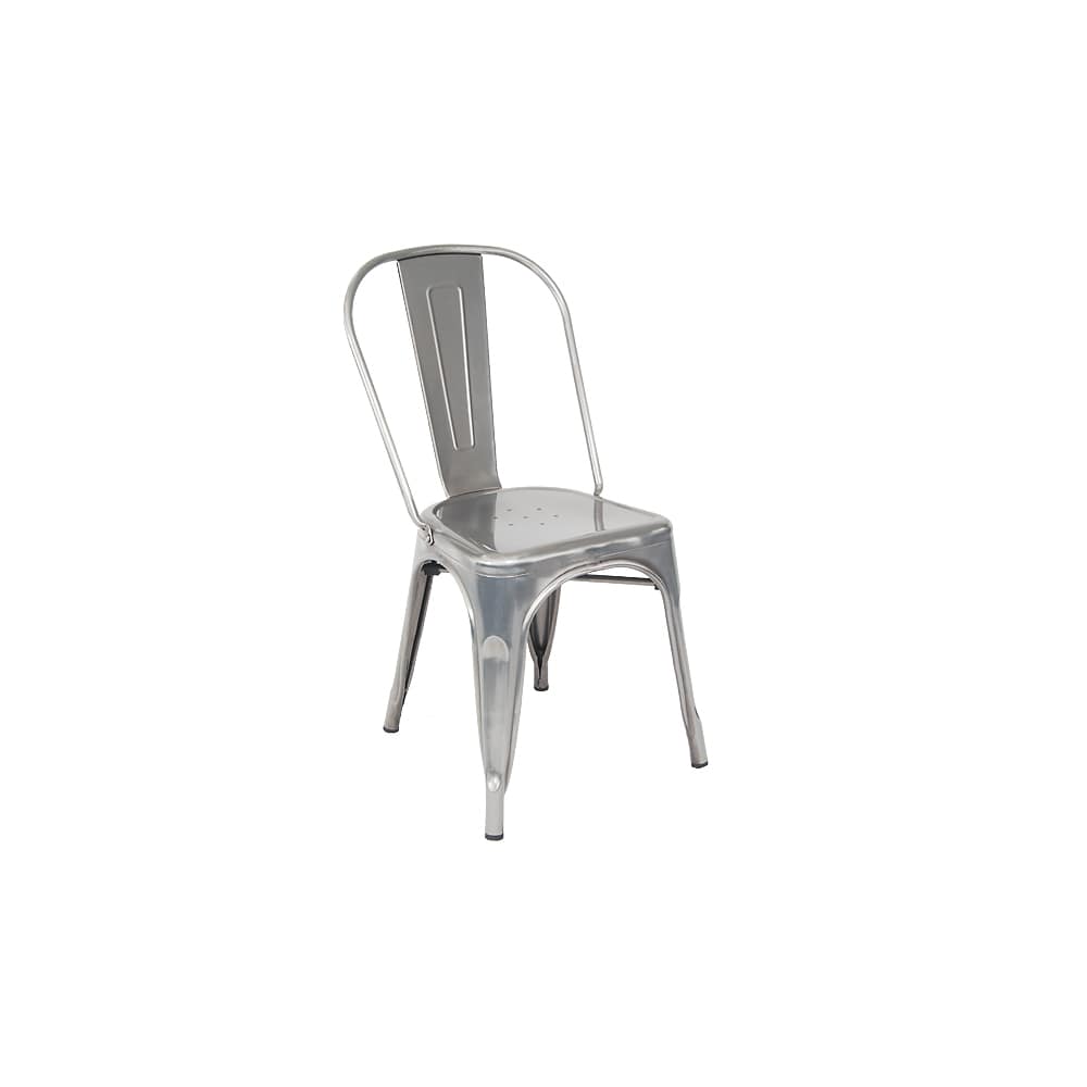 Bistro Style metal in clear finish | Dining chair