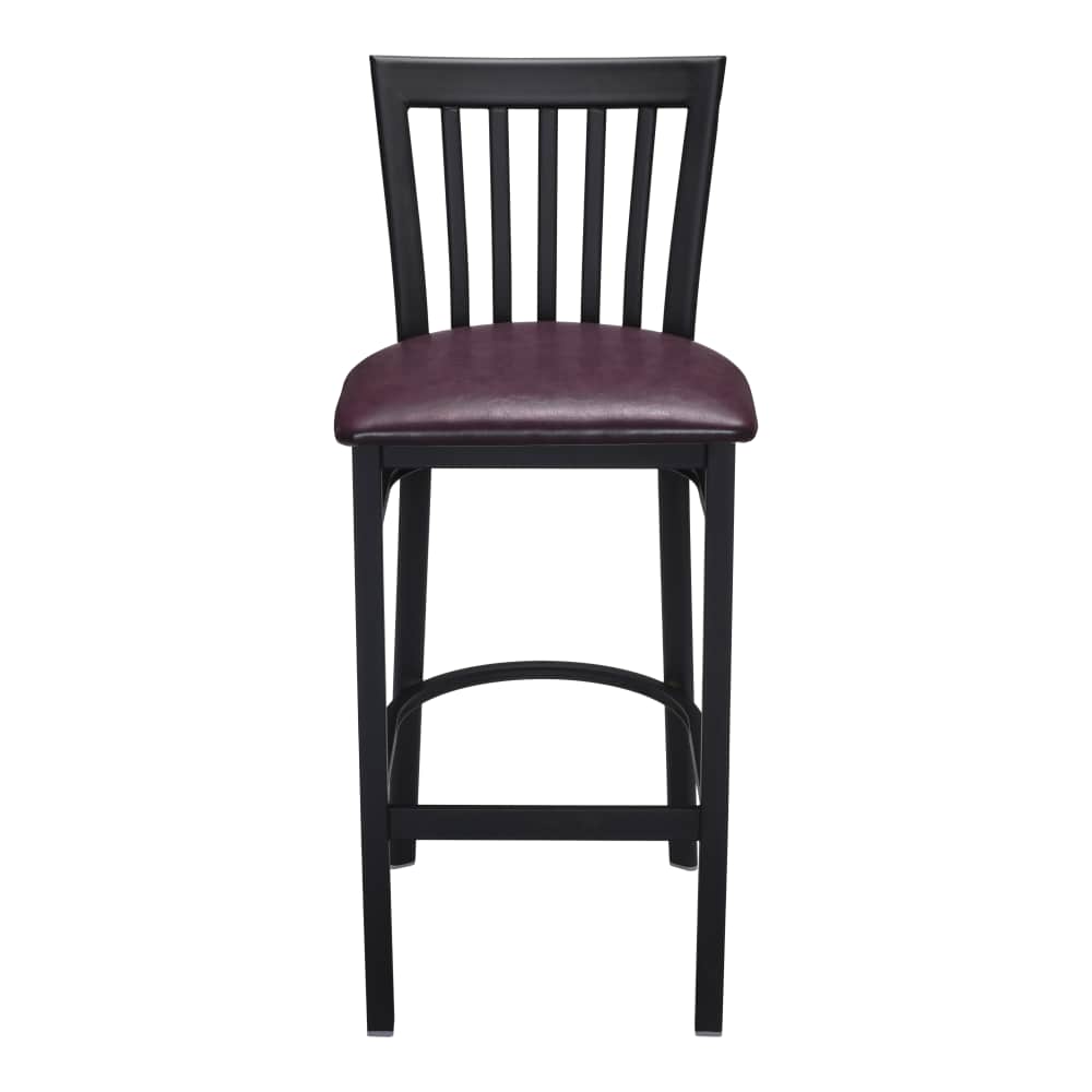Slatted bar stool