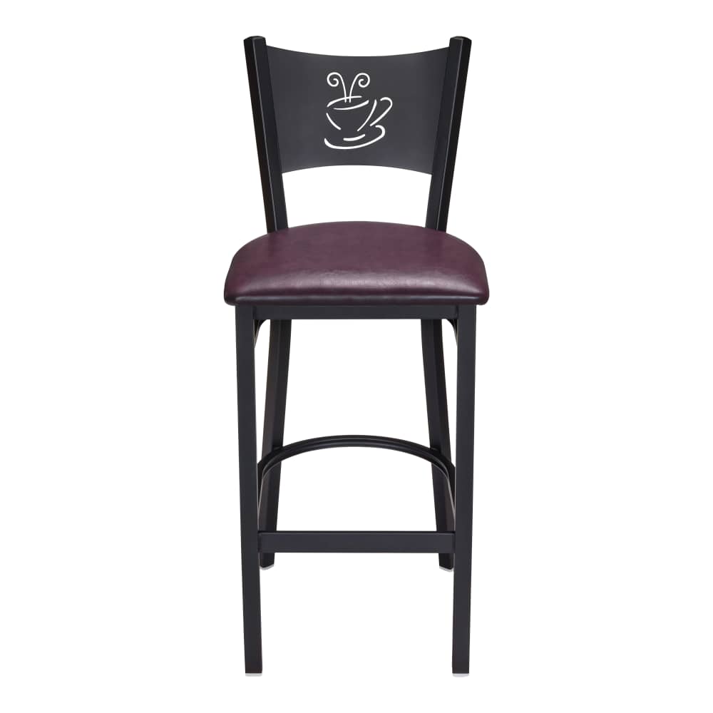 Metal bar stool