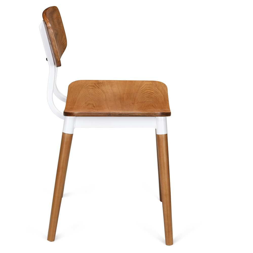 Slate White Metal Chair