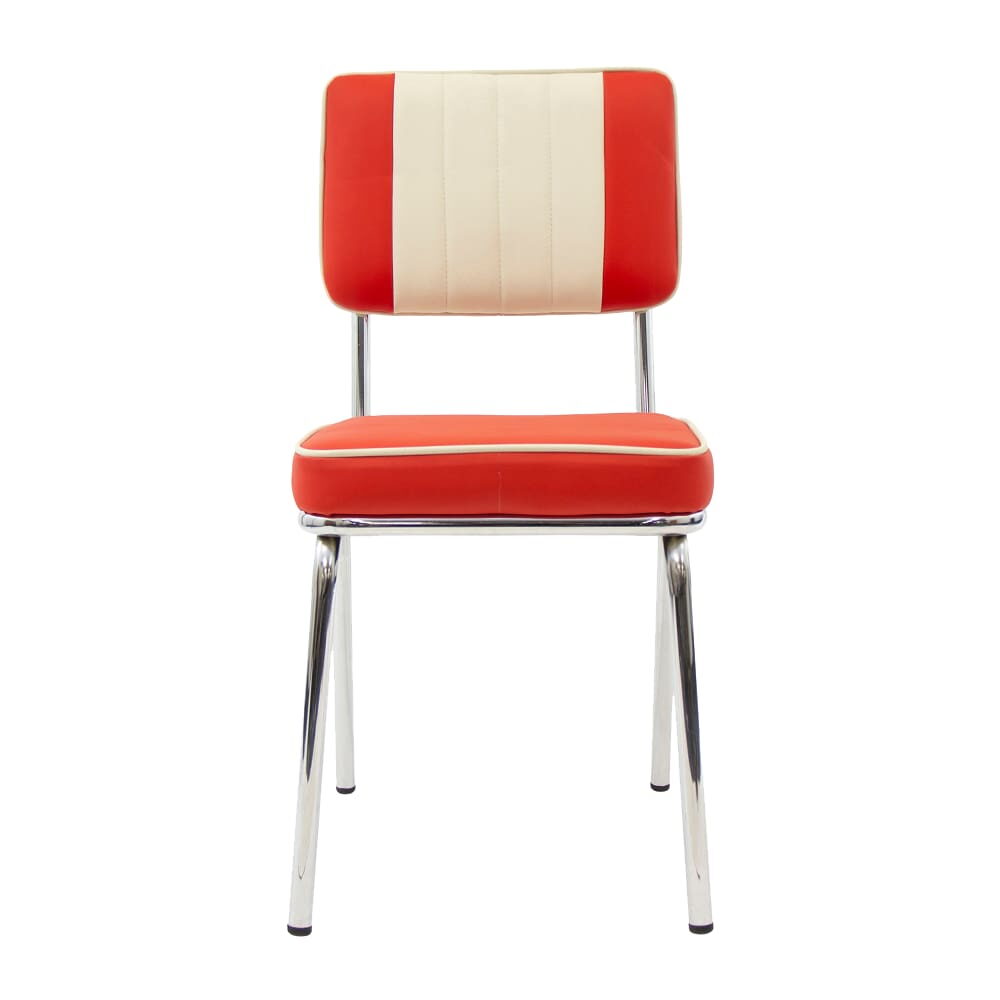 Retro Metal Vinyl Chair
