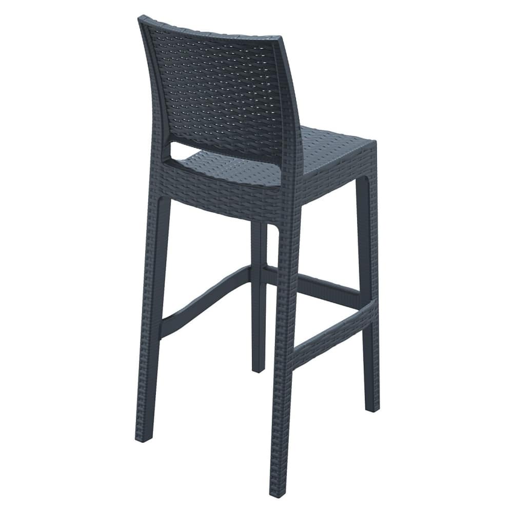Beverly Wickerlook resin | Bar stool