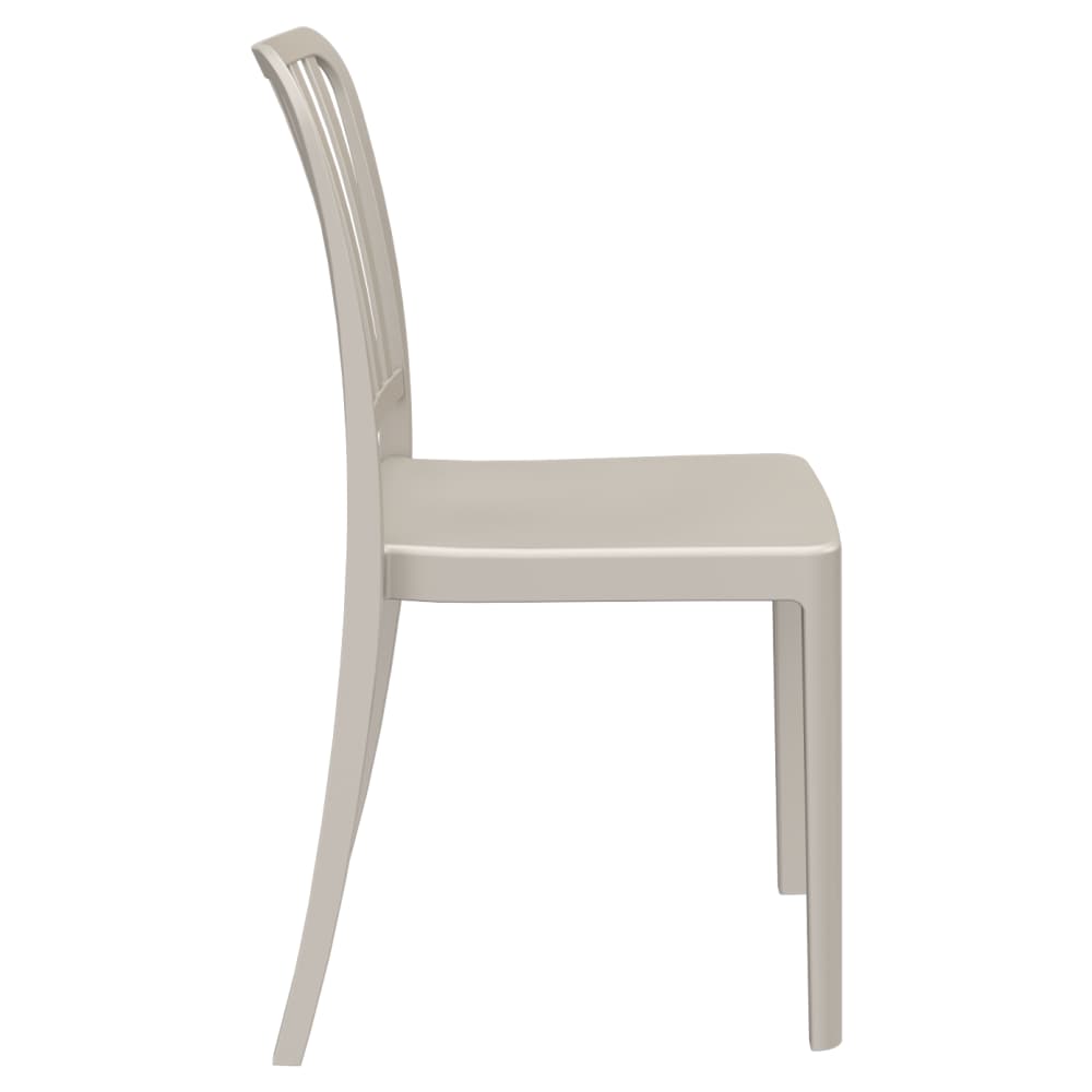Miles slat-back outdoor resin | Dining chair