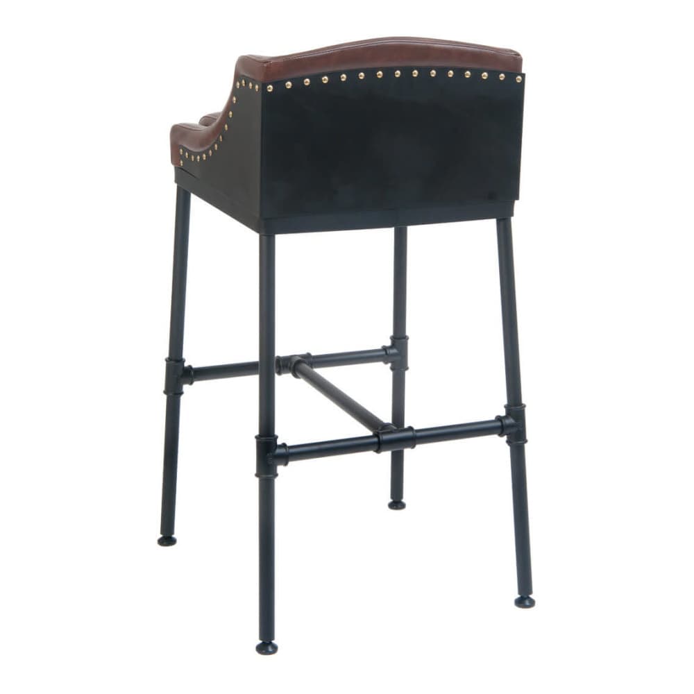 Tayla Brown vinyl metal | Bar stool