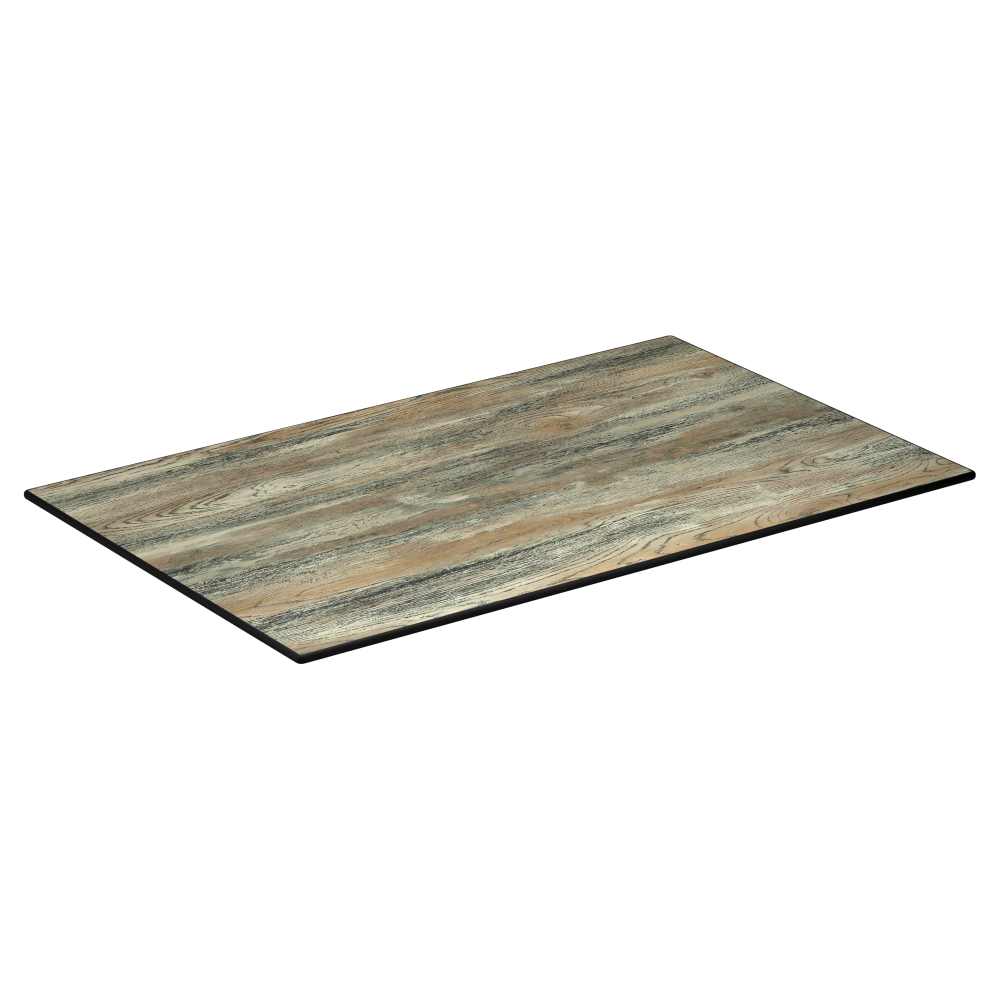 Reclaimed walnut outdoor resin with Phenolic edge | Tabletop