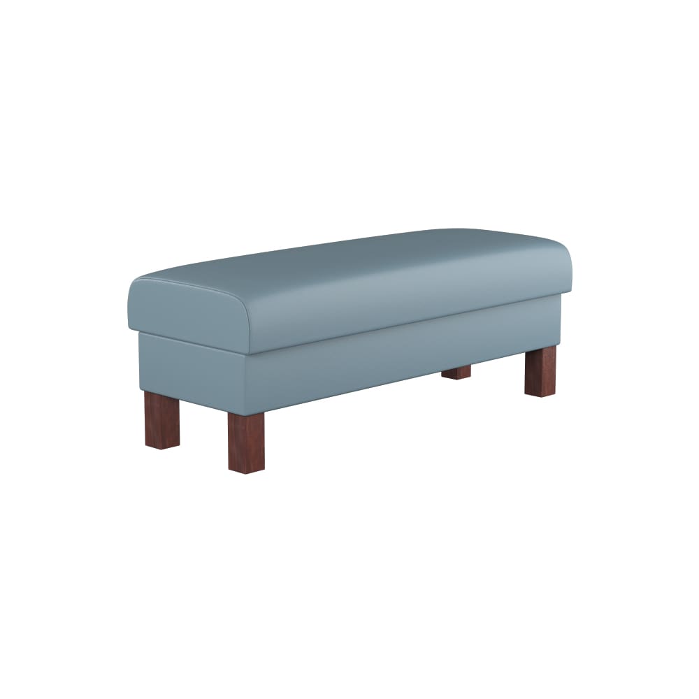Plain Waiting with wood legs | Bench