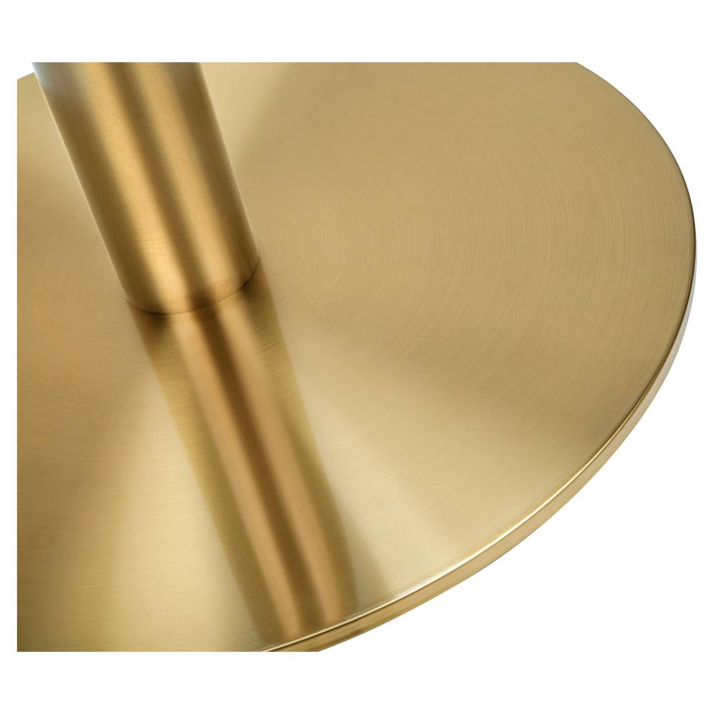 Gold Round Table Base, Bar Height