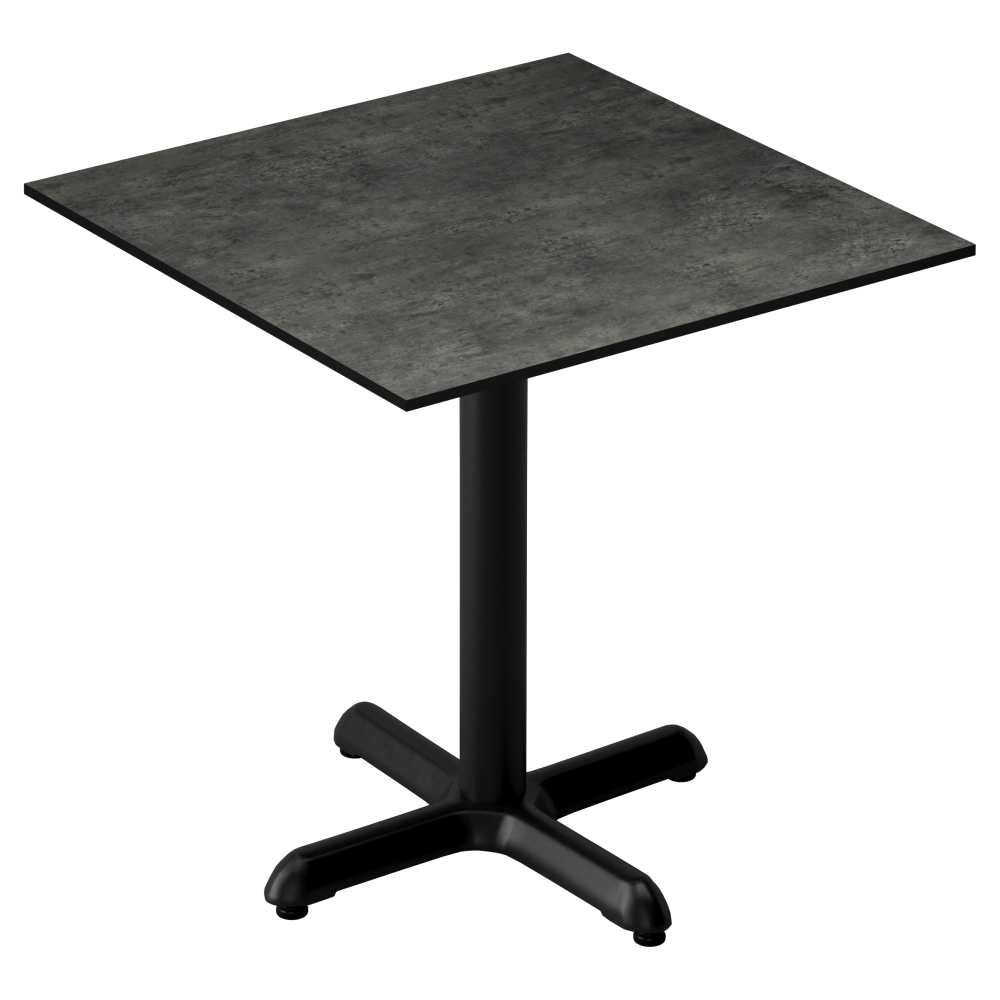 Dark stone Look outdoor resin with Phenolic edge | Tabletop