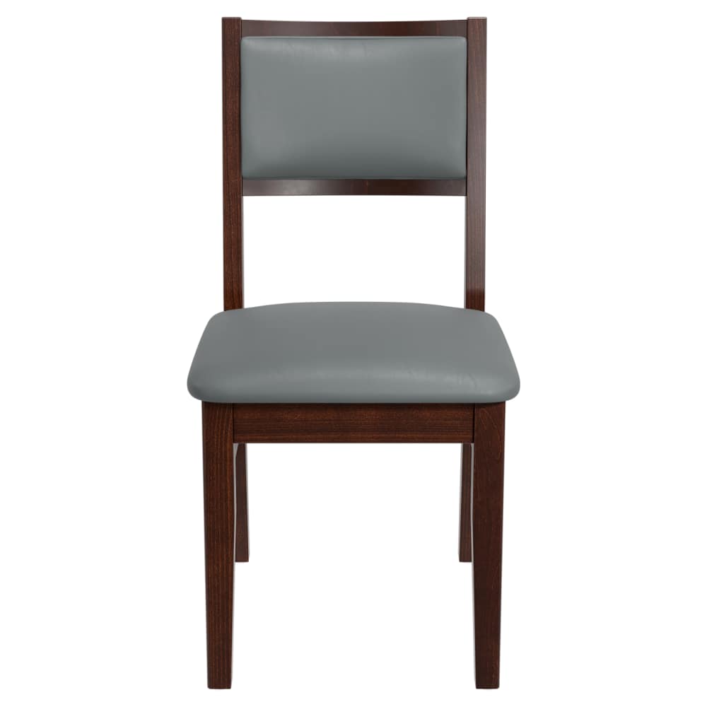 Stella wood with padded back | Dining chair