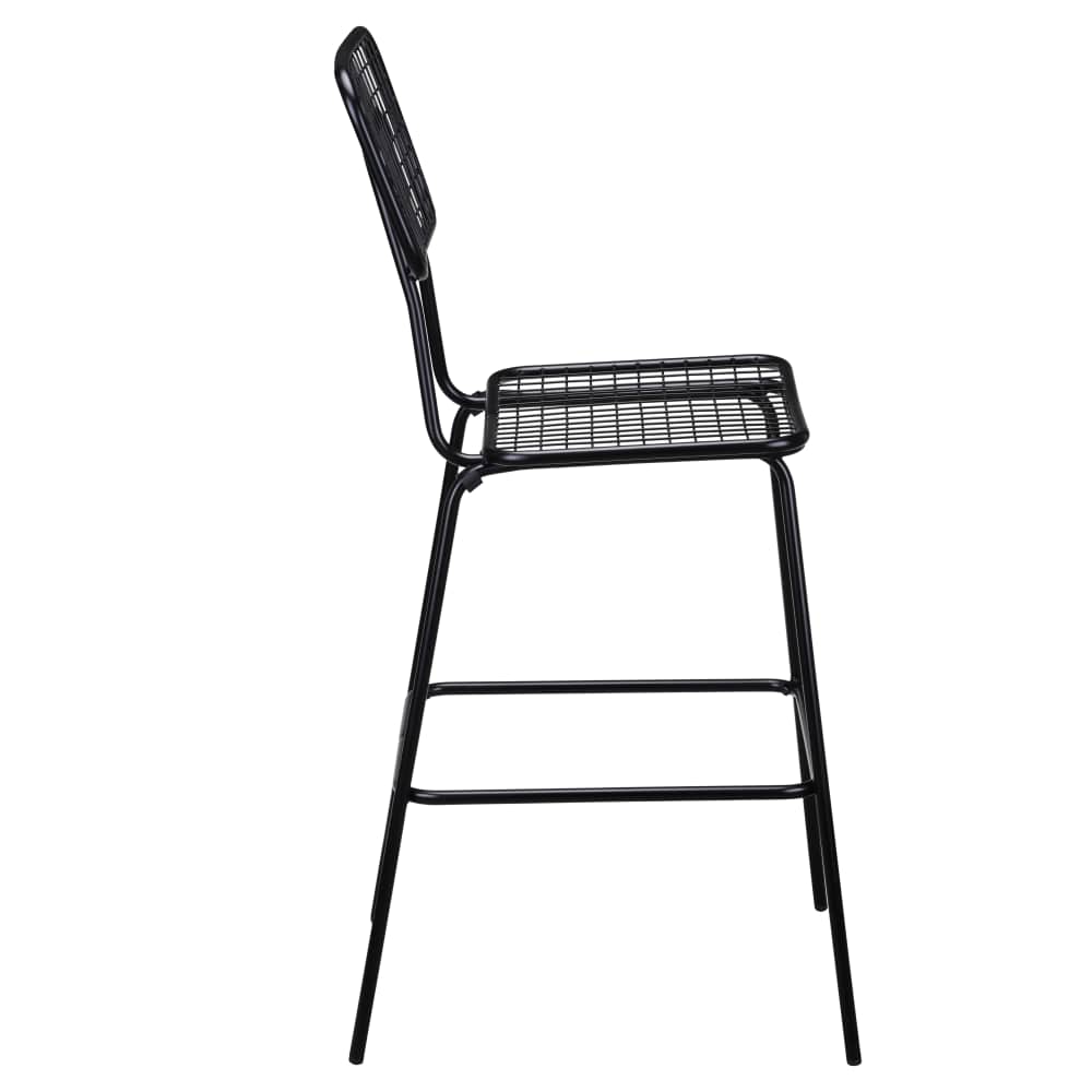 Black Ollie outdoor | Bar stool