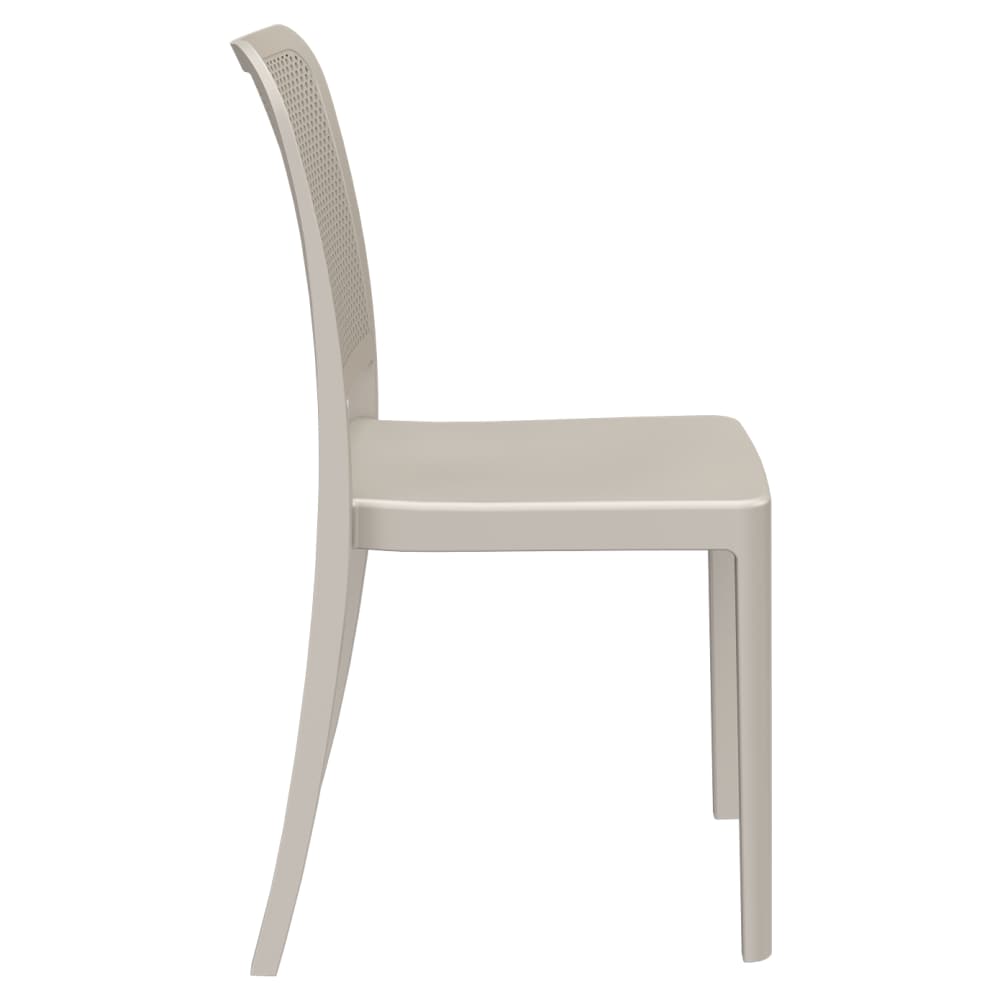 Rowan perforated outdoor resin | Dining chair