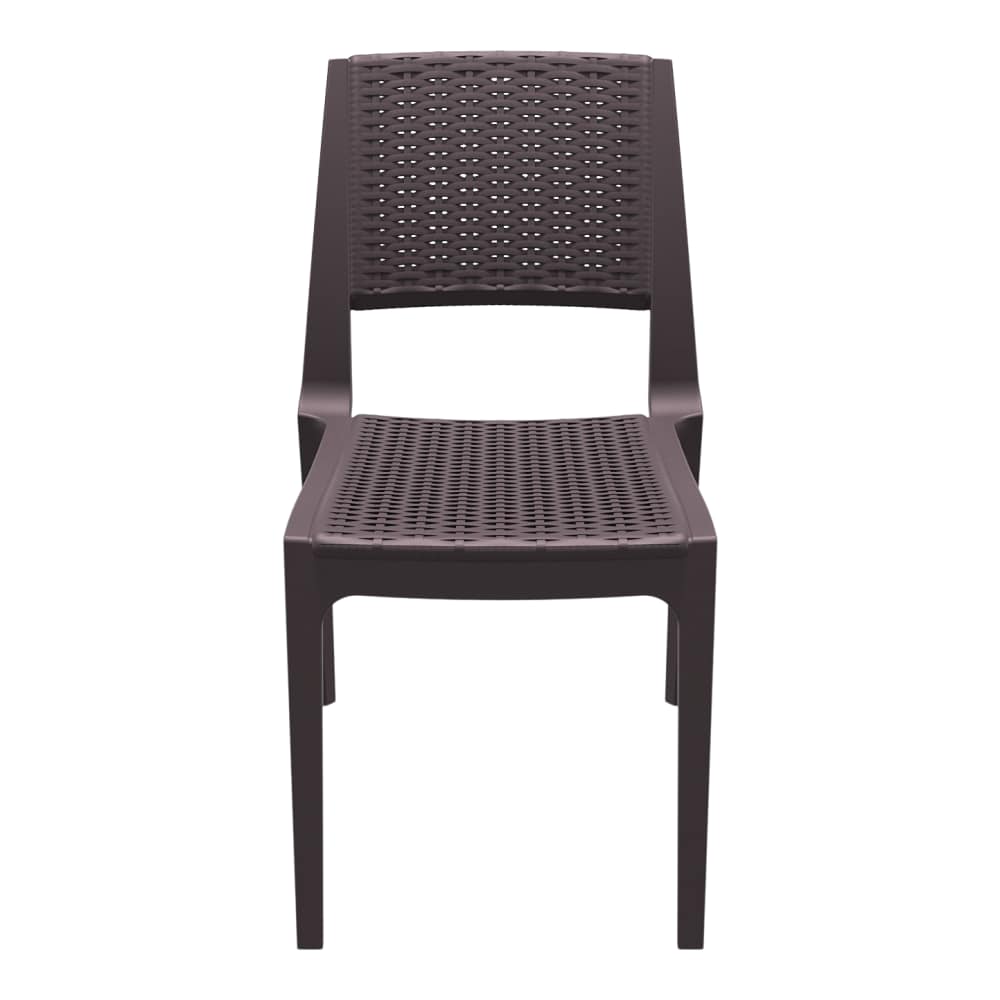 Selina Wicker Look resin patio | Dining chair