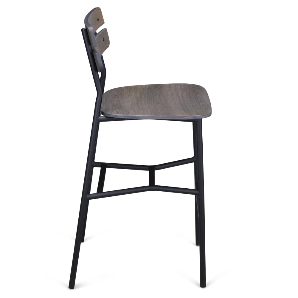 Palmer metal in black finish | Bar stool