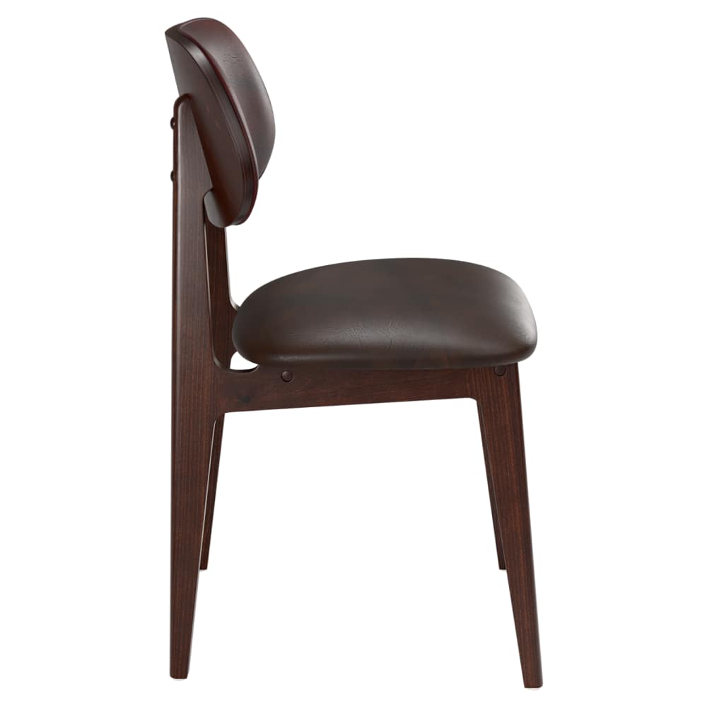 Gisselle wood with padded back | Dining chair